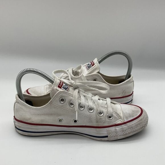 Size M4.5 W6.5 Converse Unisex CT All Star Low M7652 White Casual Shoes Sneakers - Picture 6 of 9